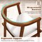 Costway Wooden Dining Chairs Set of 2/4 with Wrap-around Armrest & Padded Seat for Kitchen